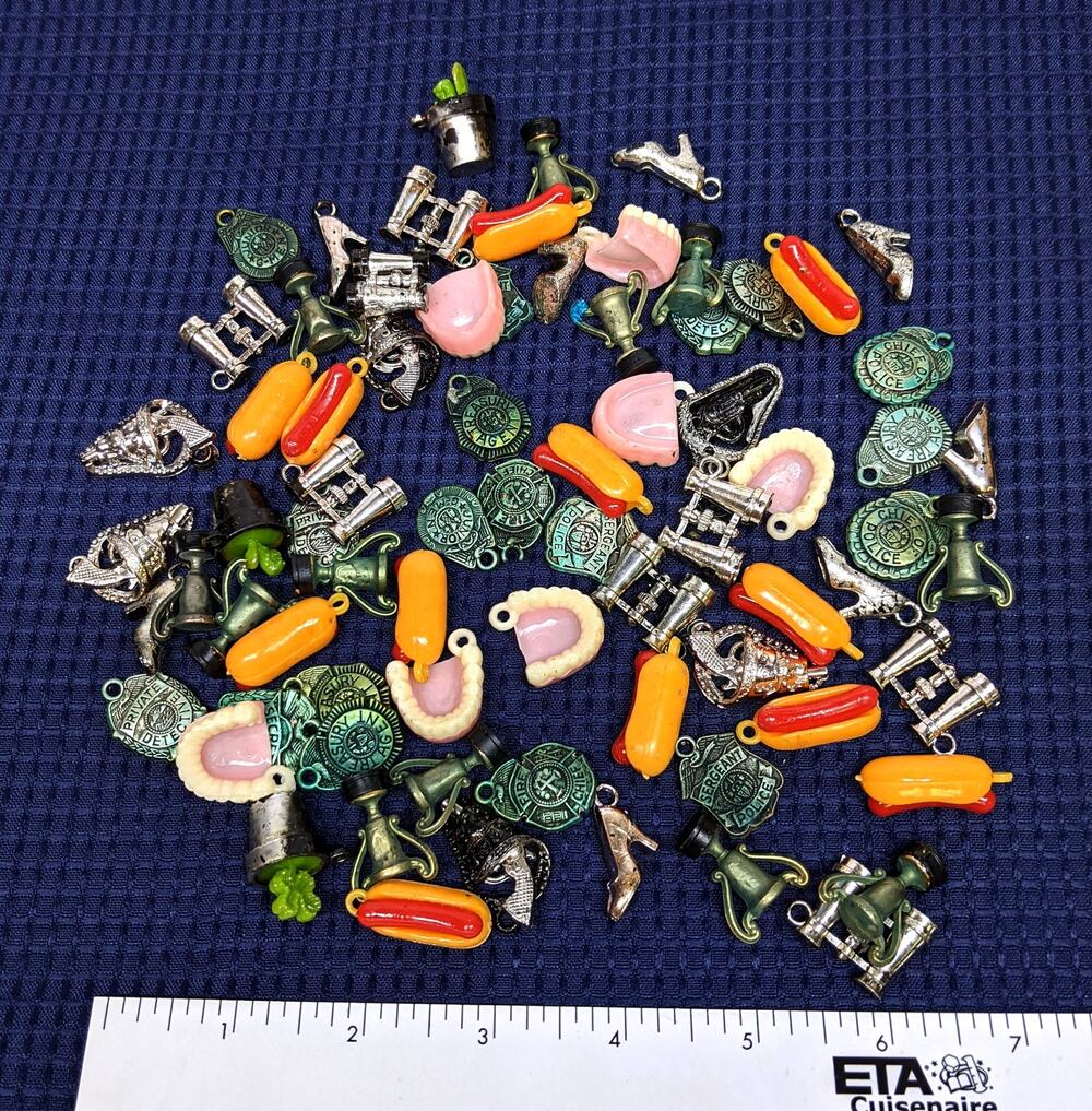 Vintage Mid-Century Gumball Machine Prizes - 1960s - 3oz, about 50-60 Pieces